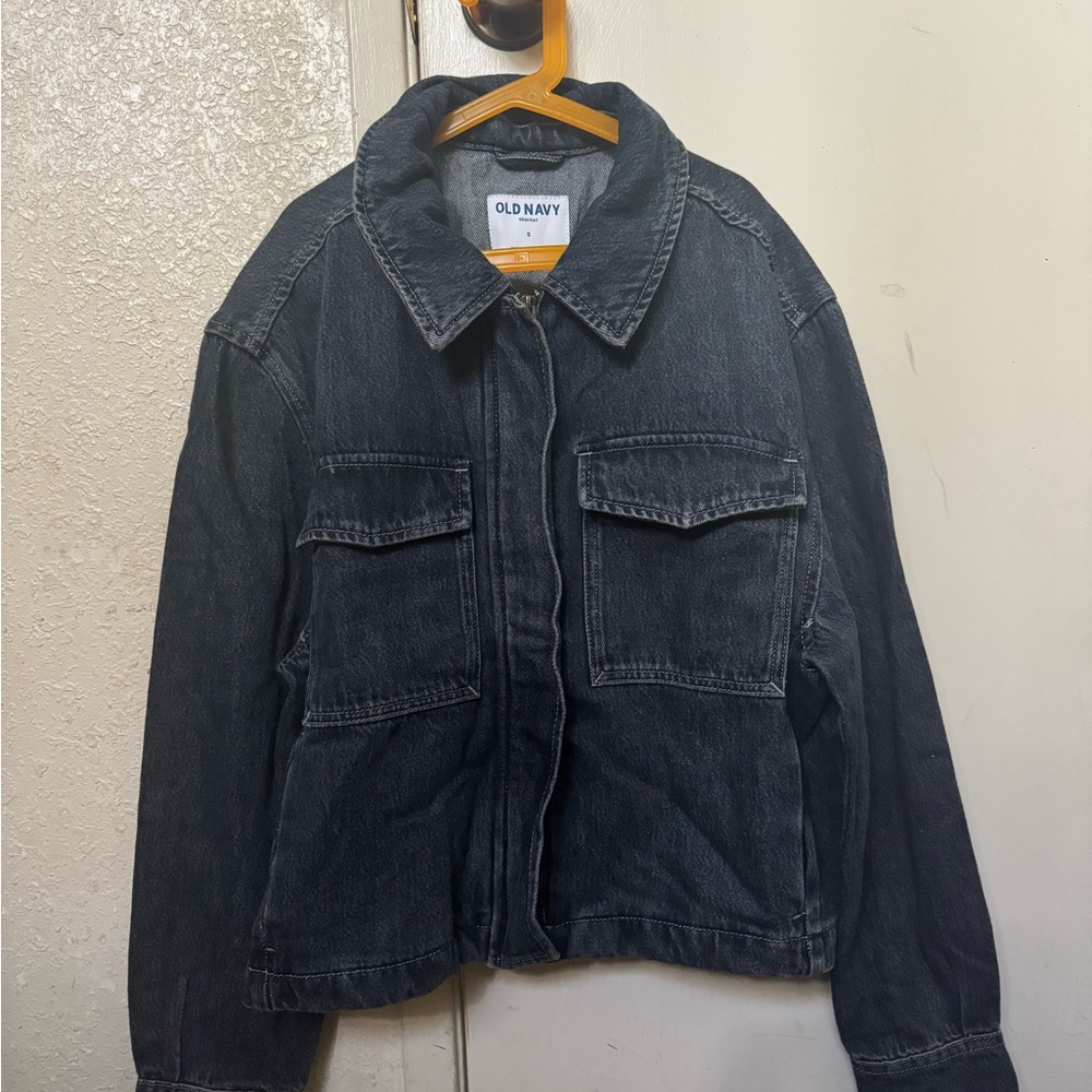 Old Navy Women's Dark Wash Denim Shacket